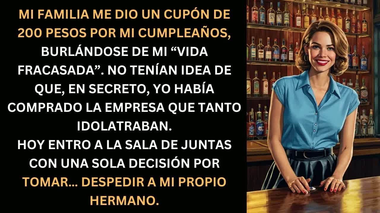 Me dieron un cupón por mi cumple… ahora soy la jefa y voy a correr a mi hermano