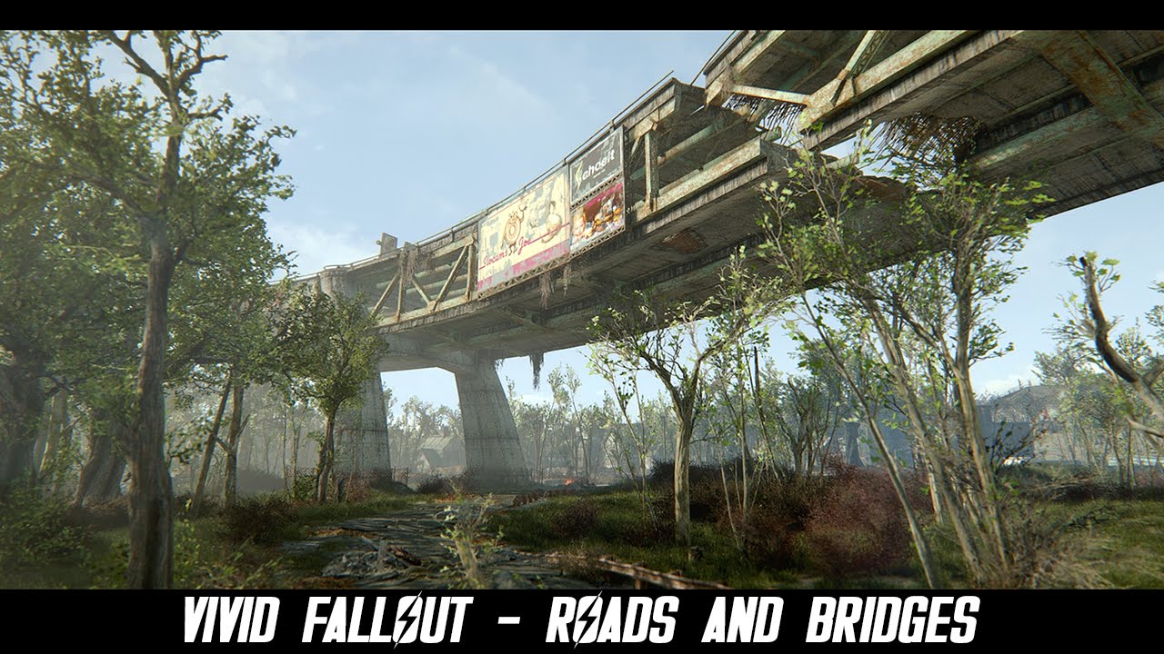 Fallout 4 Mods: Vivid Fallout - Roads and Bridges