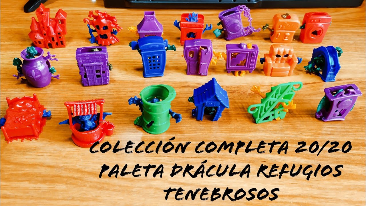 colección completa paleta dracula refugios tenebrosos (especial halloween)
