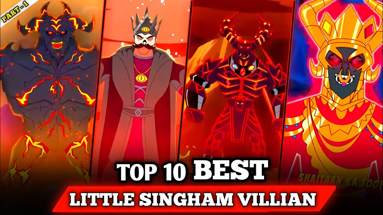 Top 10 Best Villian of Little Singham || Little Singham Top 10 Villian || Top 10 Pawarfull Villian