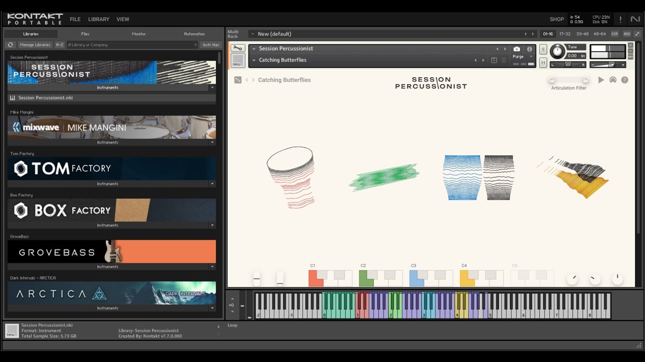 Native Instruments   Session Percussionist  Kontakt 7
