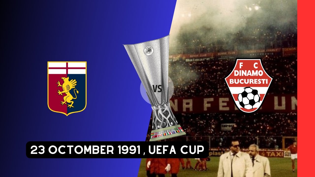 Genoa - Dinamo 3-1 | UEFA CUP | 1991 - 1992 | 23 octomber 1991