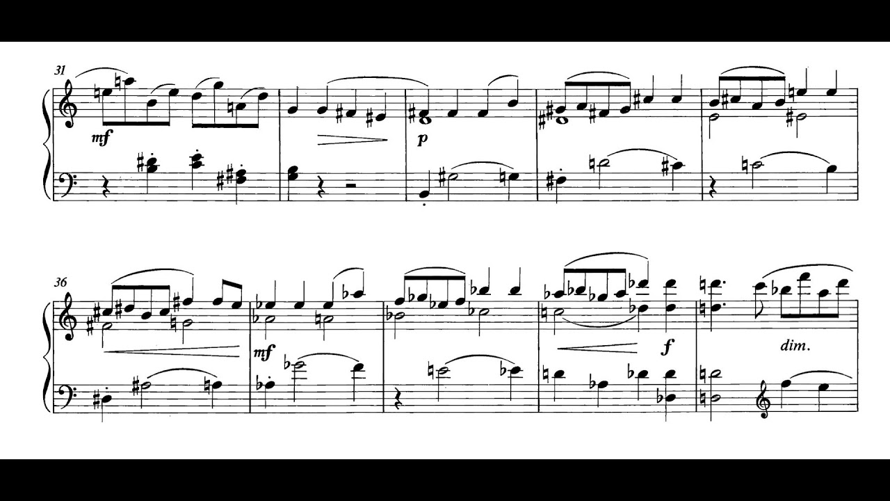 Paul Hindemith - Piano Sonata No. 2(1936)(with full score)