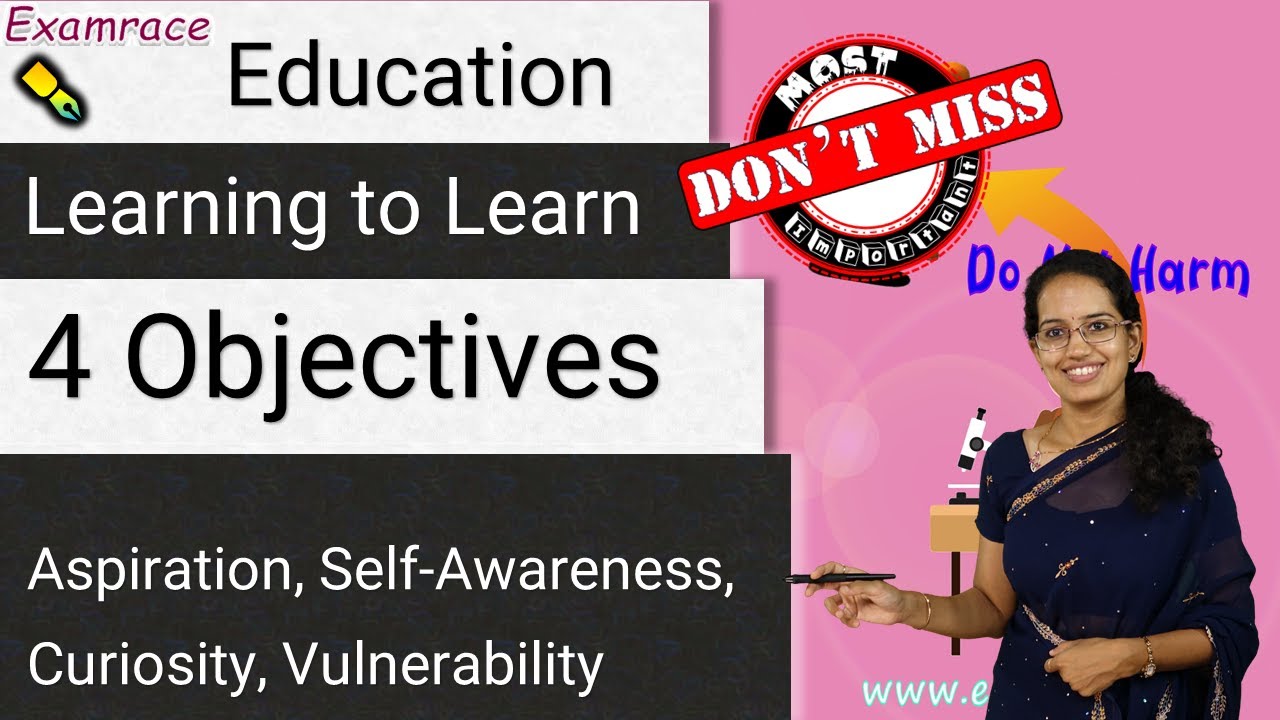 Learning to Learn: Aspiration, Self-Awareness, Curiosity, Vulnerability (Important) | NTA NET