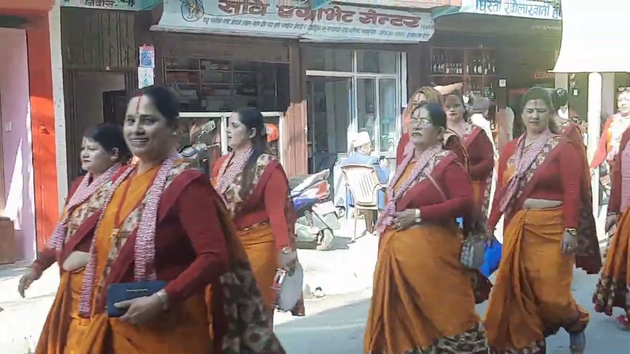 पर्वत महाेत्सव आज बाट सुरु🤗🤗कति रमाईलाे हाे र्याली एकछिन यता हेराैँ त 🤗🤗