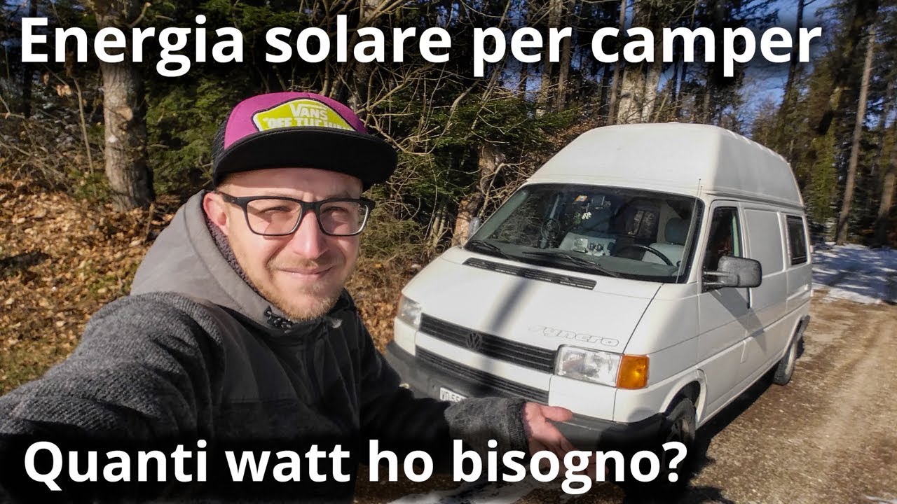 Quanti pannelli solari ho bisogno in camper o furgone? - Offgrid  Parte 1