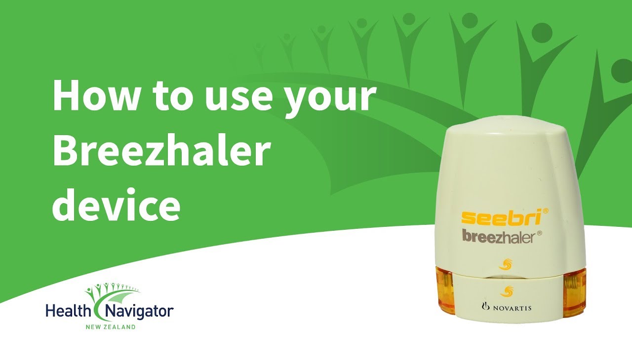How to use your Breezhaler device