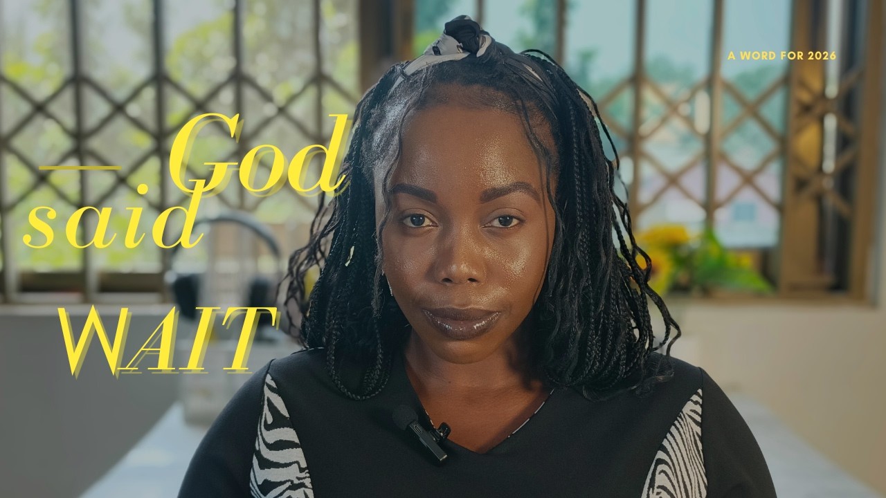 SPIRIT NOTES | God Said WAIT! Before You Chase Your Goals in 2026.