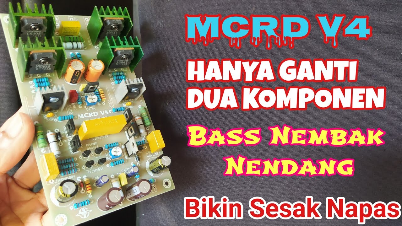 MODIF SEDERHANA‼️MCRD V4 BAS JADI NEMBAK NENDANG BIKIN JANTUNG DEK DEKAN #totorial #modifikasi