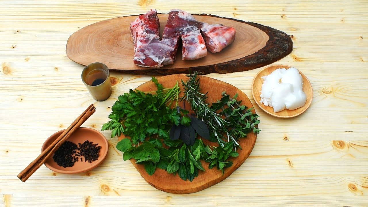 Roast Lamb with Green Sauce - Medieval Recipe