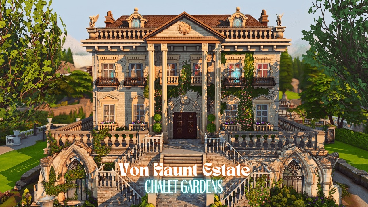 Von Haunt Estate Reimagined 👻👑 | The Sims 4 Stop Motion | NOCC