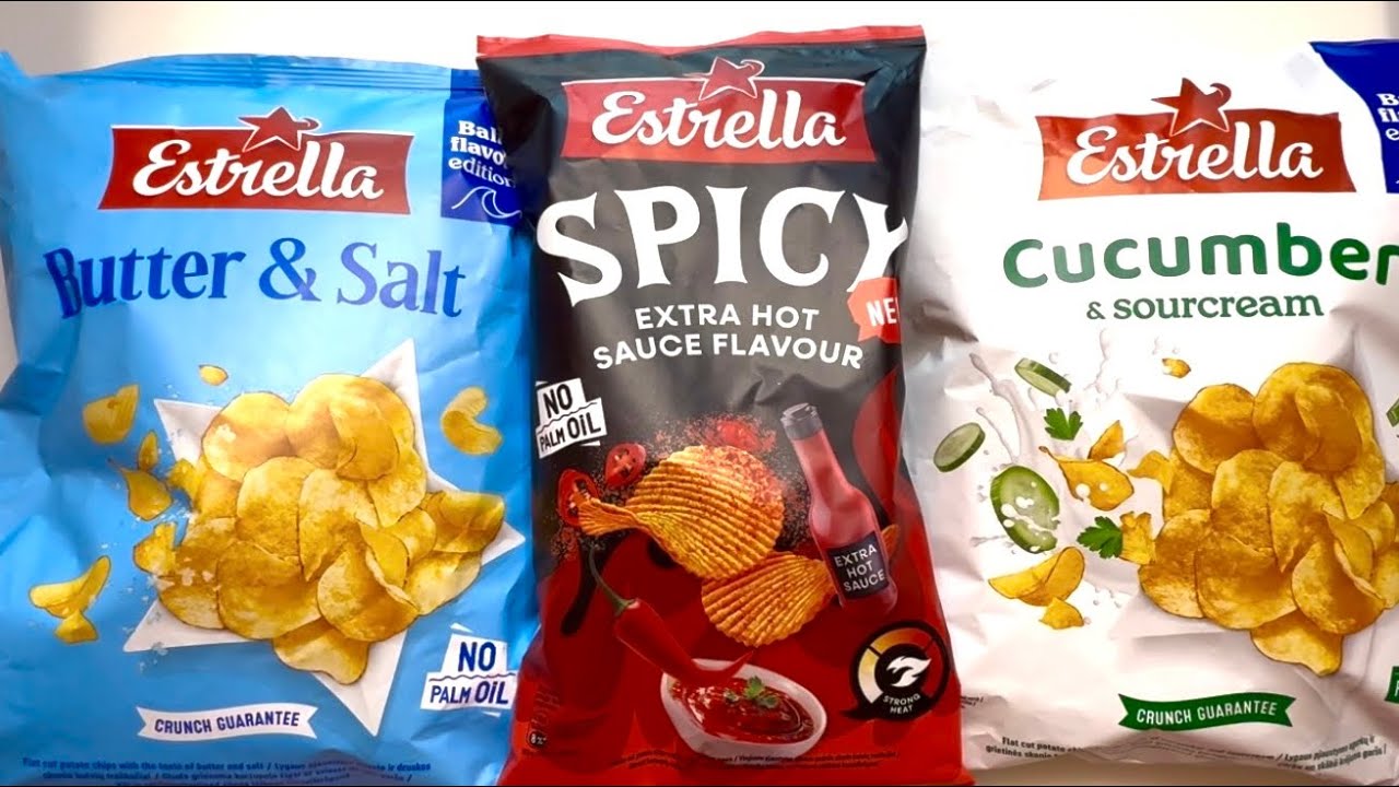 Unpacking and Filling Platter with Estrella Chips | ASMR Satisfying Relaxing Video