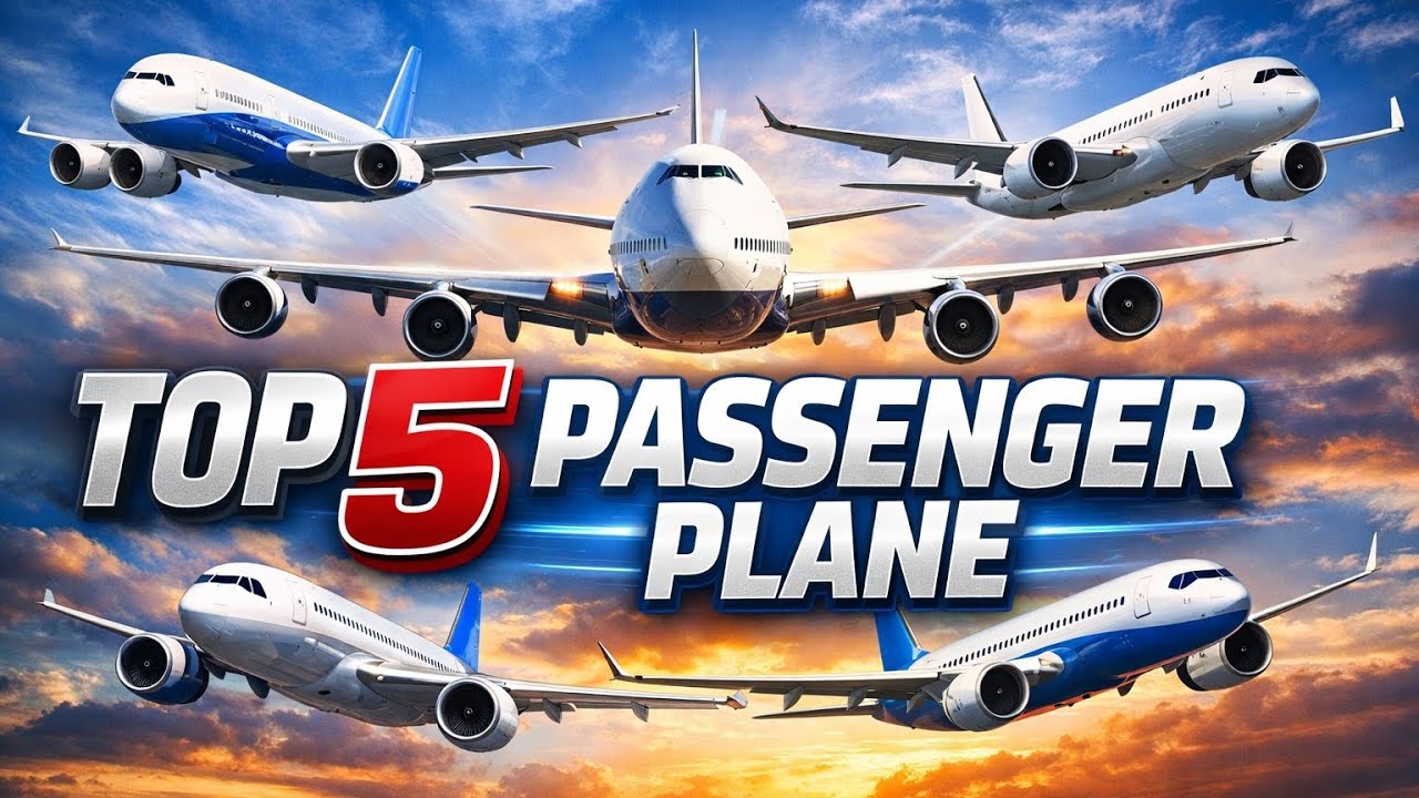 Top 5 Passenger Plane ✈️ || #PassengerPlanes #Top5Planes #CommercialAircraft #InsideTheAircraft || 