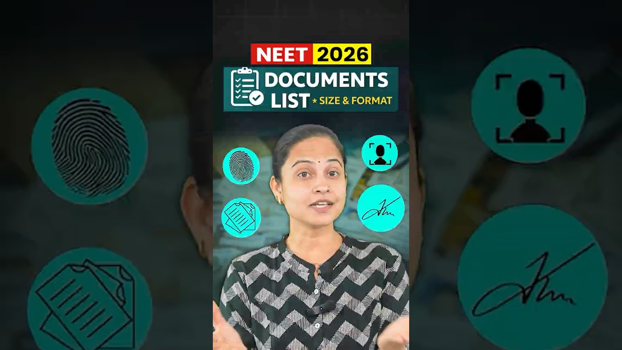 NEET UG 2026: Documents Required for Registration! 📄✅ #NEET2026