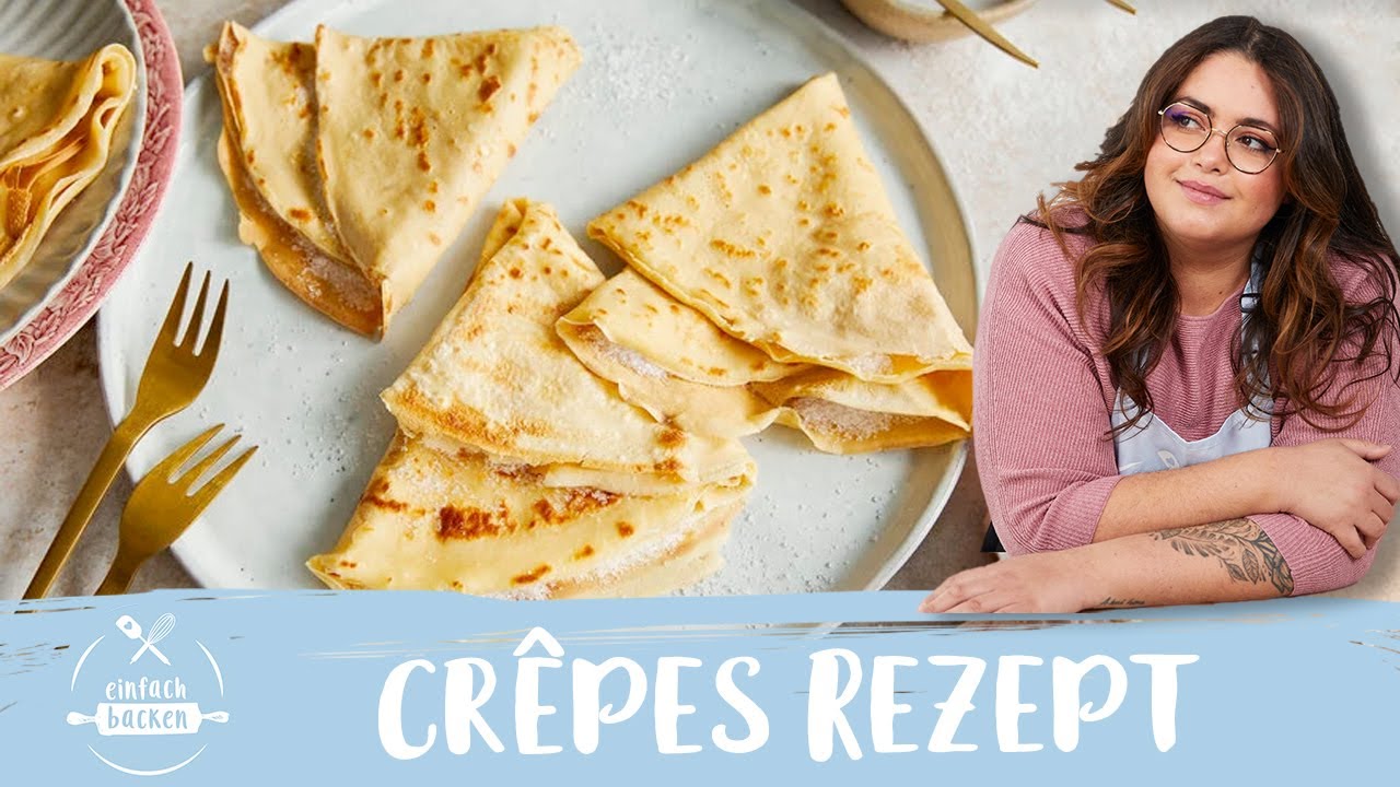 Crêpes – das beste französische Original-Rezept 🇫🇷 auch für die Pfanne!!!  I Einfach Backen