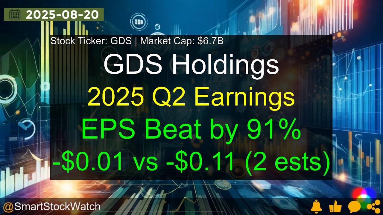 GDS Holdings (GDS|$6.7B) - 2025 Q2 Earnings Analysis