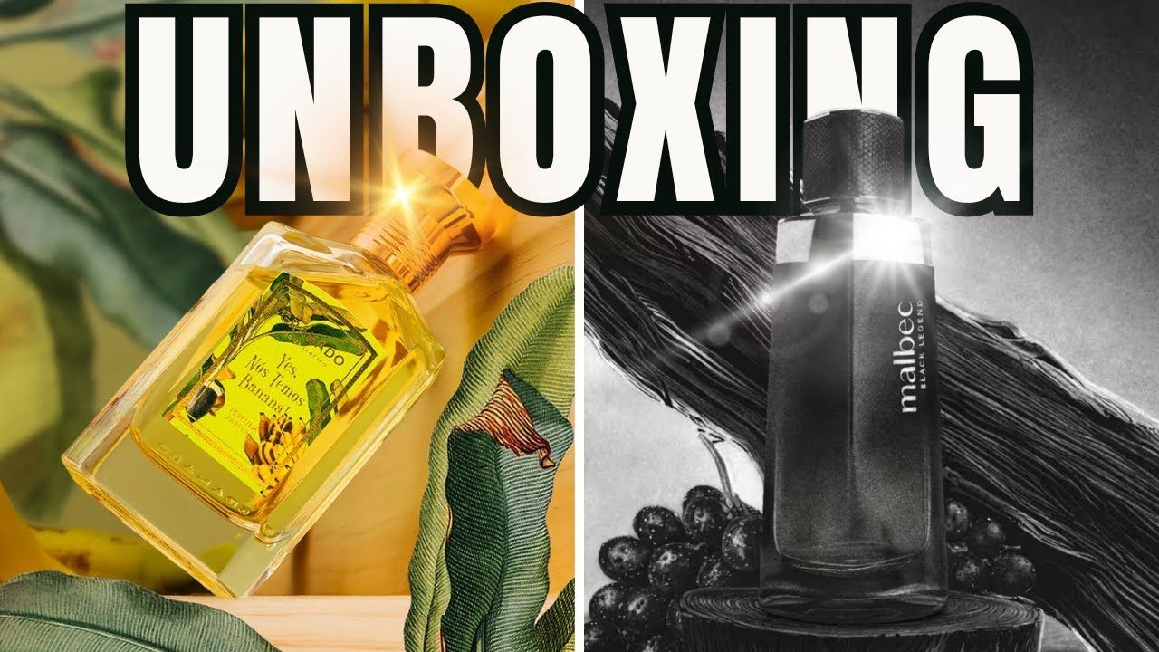 Yes, Nós Temos Banana! e Malbec Black Legend - Unboxing Primeiras Impressões #perfume #perfumorista