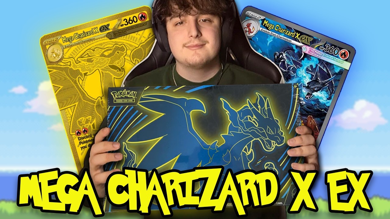 I Opened a Mega Charizard X Ex Box Pokémon Pack Opening!