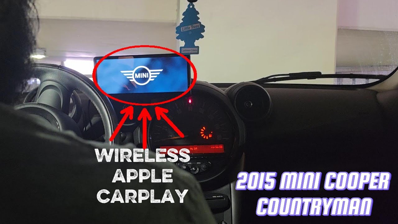 Наконец-то у меня появился беспроводной Apple Carplay в моем Mini Cooper Countryman 2015 года — о...