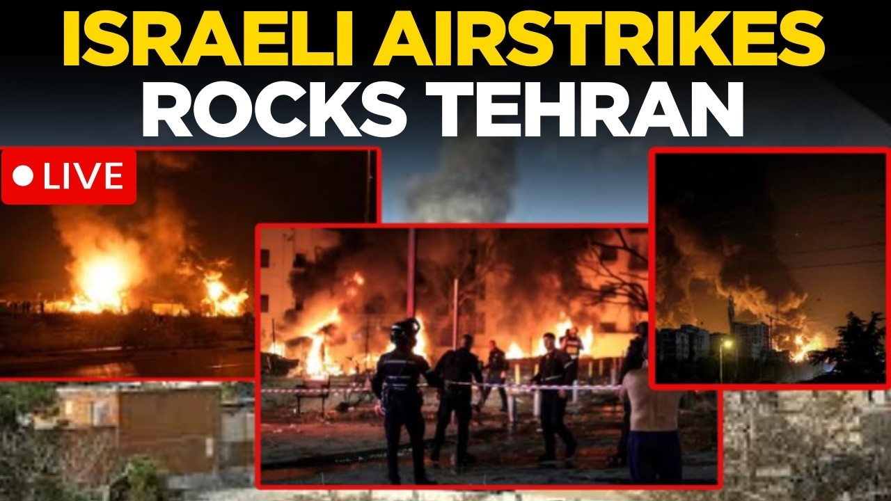 BREAKING NEWS LIVE: Israel Launches Attack on Iran, Explosions Rock in Tehran | Iran -Israel War
