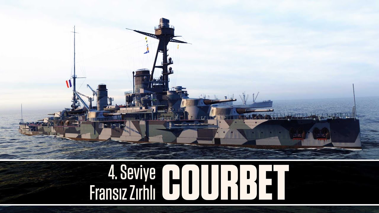 Courbet: Fransız zırhlılarına giriş