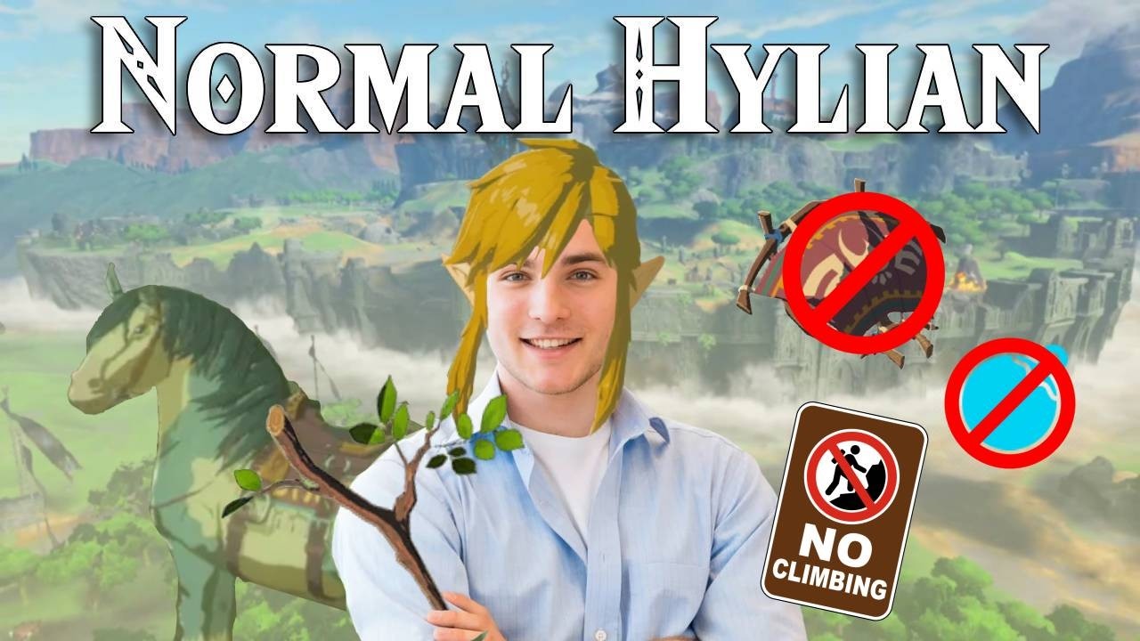 Breath of the Wild But I'm Just a Normal Hylian (Challenge Run  Part 1)