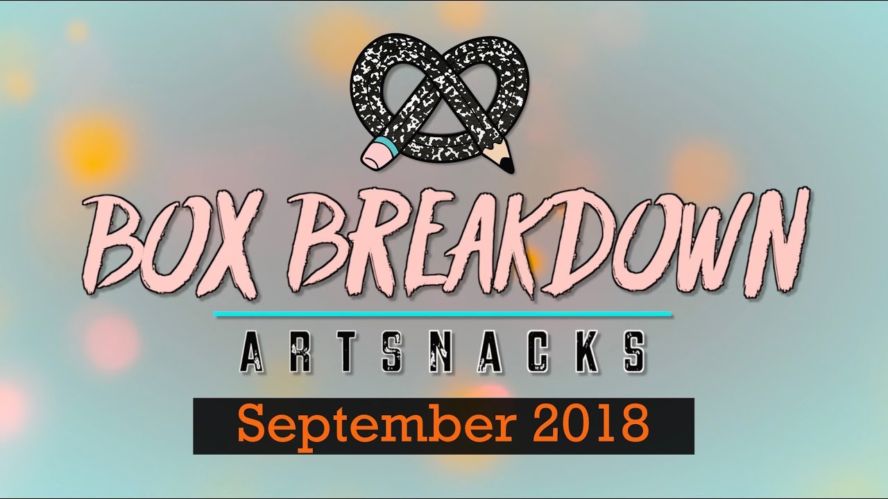 #ARTSNACKS BOX BREAKDOWN | September 2018