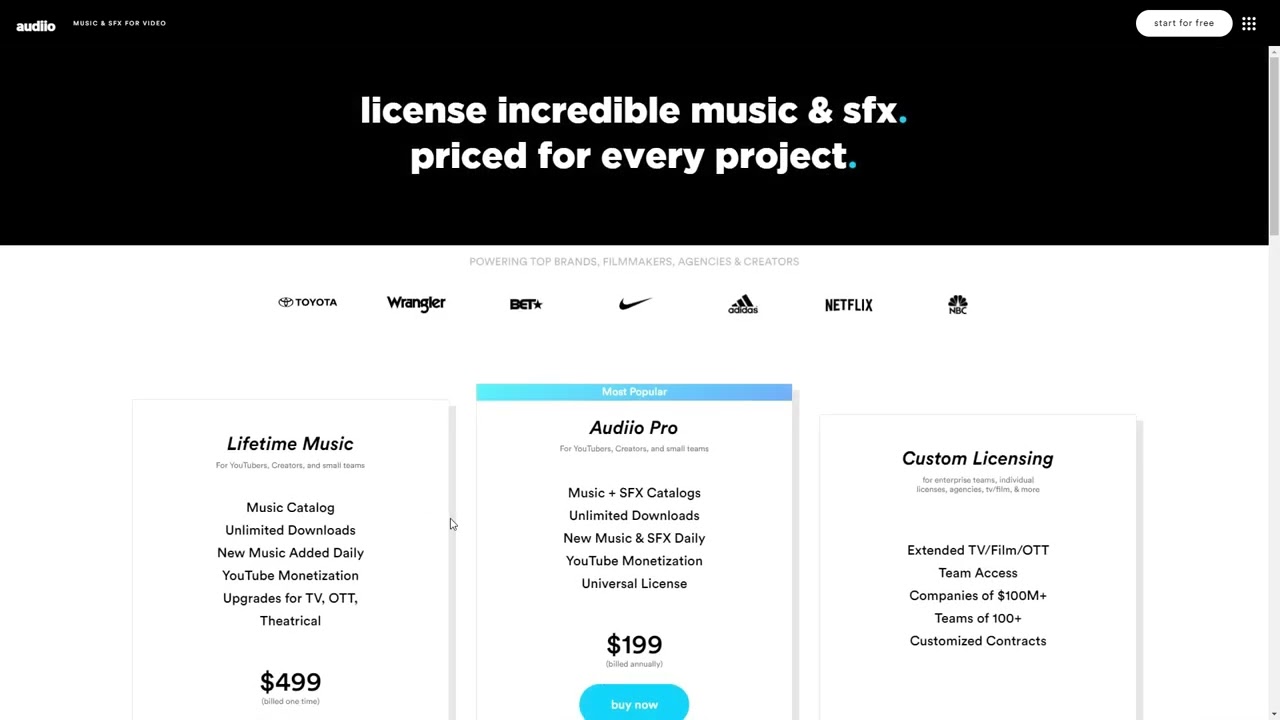 AUDIIO.COM EXPLORING THE ULTIMATE MUSIC LICENSING PLATFORM [REVIEW AND DEMO]