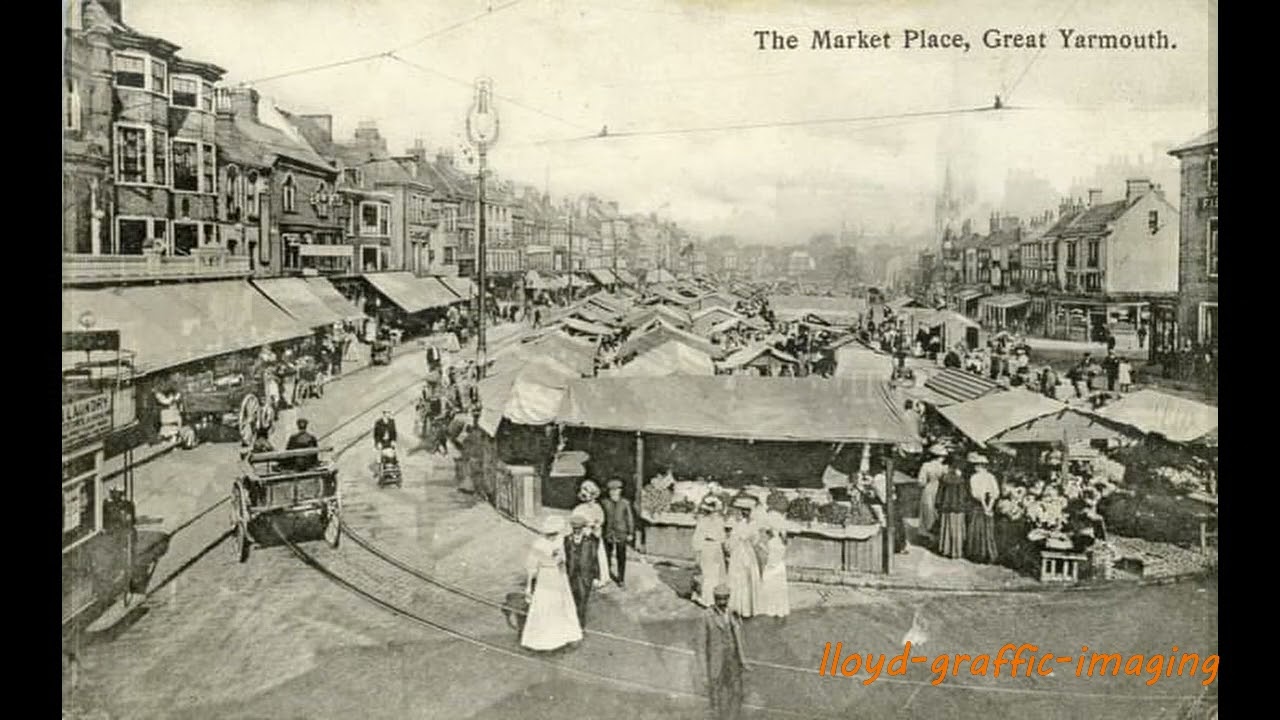 Gt Yarmouth Market through the ages.