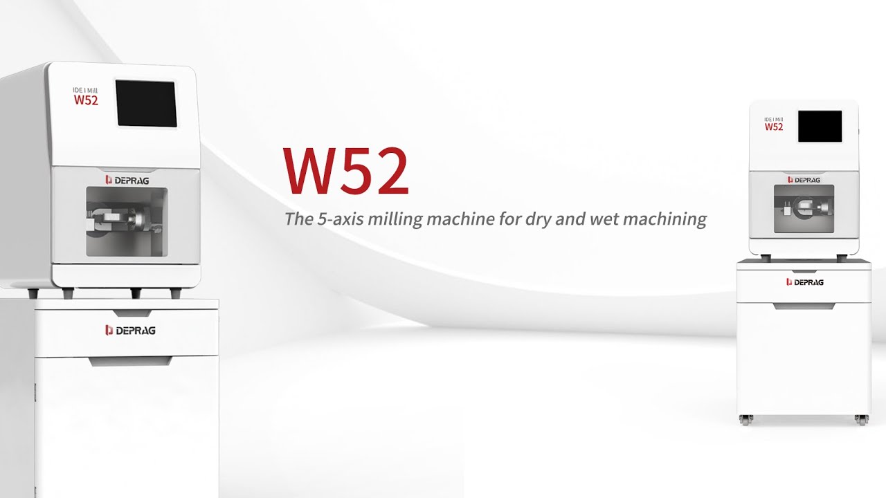 W52 multi function milling DEMO#dry and wet milling machine