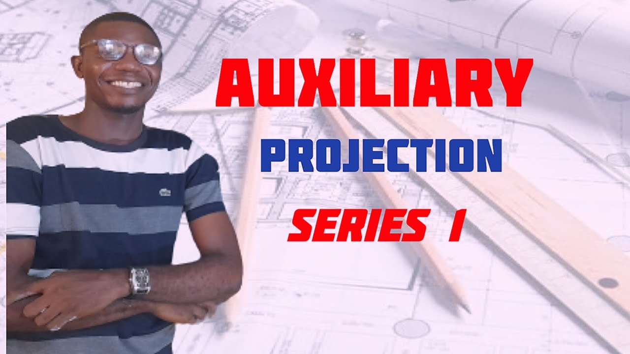 Auxiliary Projection 1 in | Technical drawing | Engineering drawing
