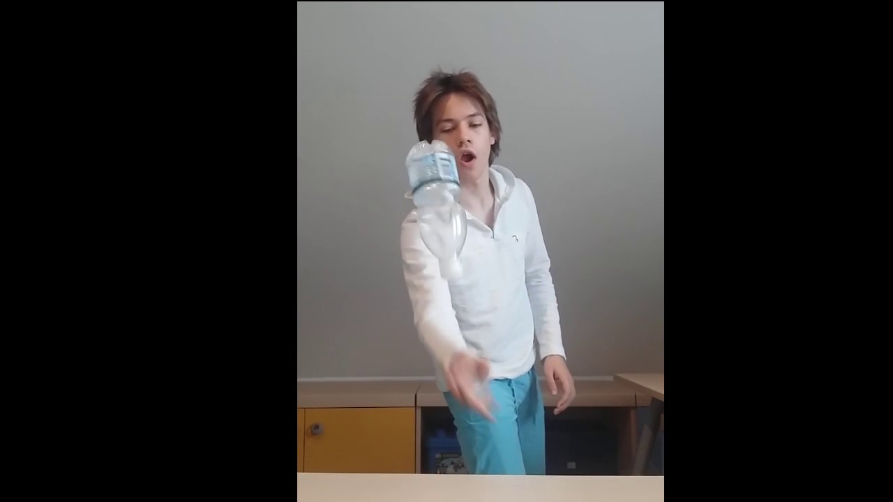Amazing Bottle flip (GONE WRONG!!)