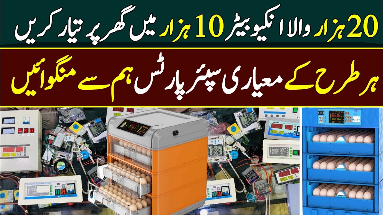 How To make Incubator At home And Buy parts Of incubators From sherwani express