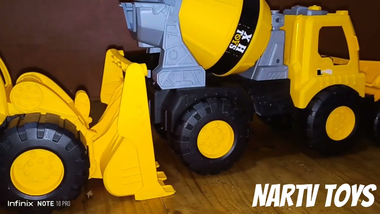 XH TOYS | BULLDOZER | BACKHOE  | MIXER TRUCK | DUMP TRUCK | NARTV TOYS