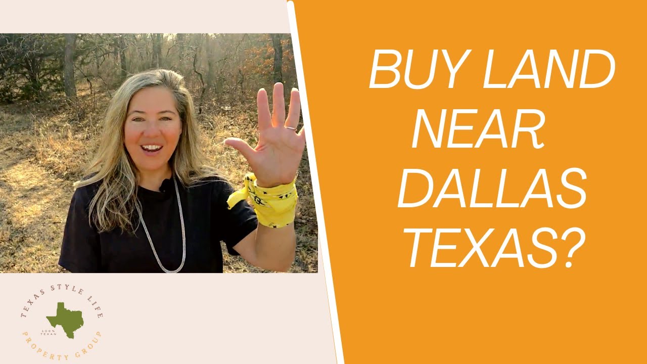 10 Tips for Buying Land Near Dallas Texas | If you're moving to Dallas Texas you've got options!