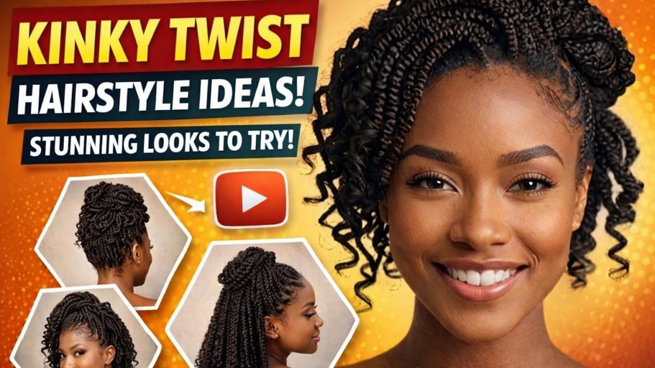 Kinky Twist Hairstyles Ideas