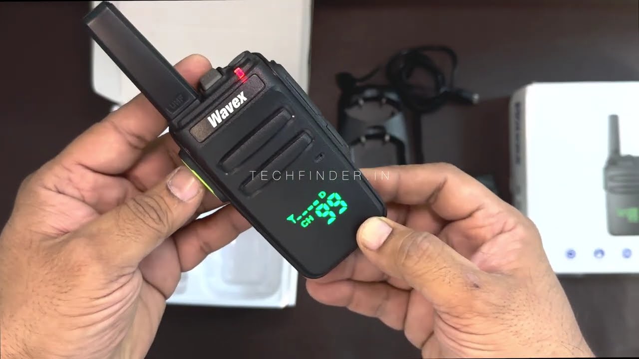 Wavex PT100 MINI Walkie Talkie Long Range No Licence 10Days Standby Hand Held Portable Two Way Radio