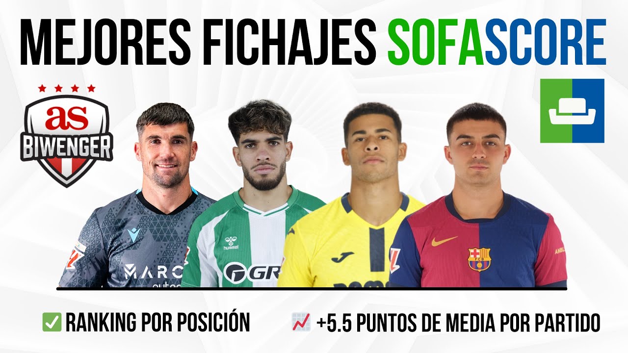 ✍️  45 fichajes recomendables en Sofascore | Biwenger 25/26