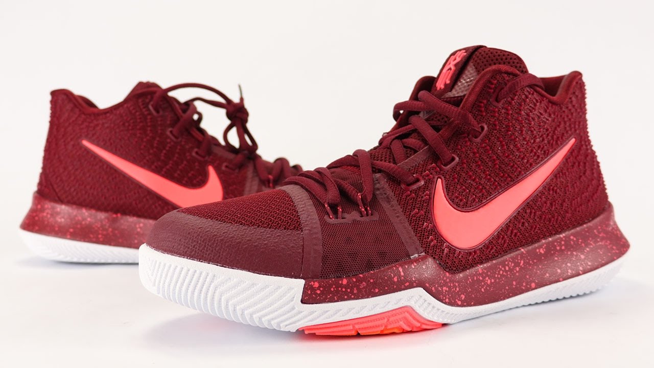 Nike Kyrie 3 Warning Hot Punch Team Red Review
