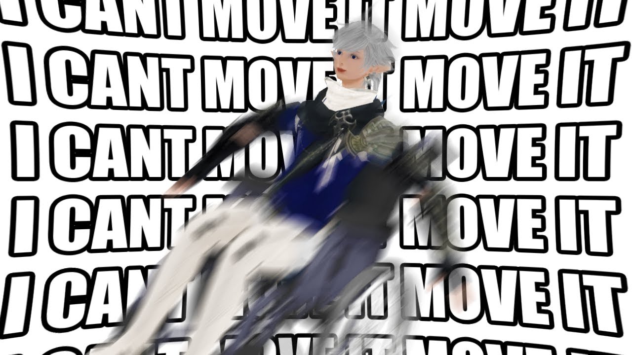 (5.55 SPOILERS) FFXIV Alphinaud I can't move it move it