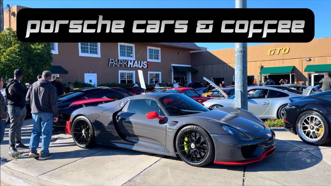 Porsche CARS AND COFFEE at Parkhaus1 Miami