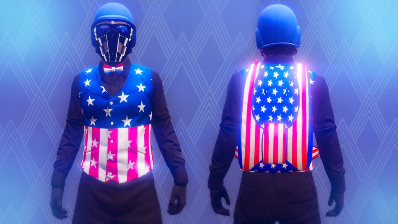 CONJUNTO MOD PATRIOTICO SIN HACKS/ SIN PERDER NADA/ MODDED OUTFIT/ PS4-XBOX1-PC/ TRUCO GTA 5 ONLINE