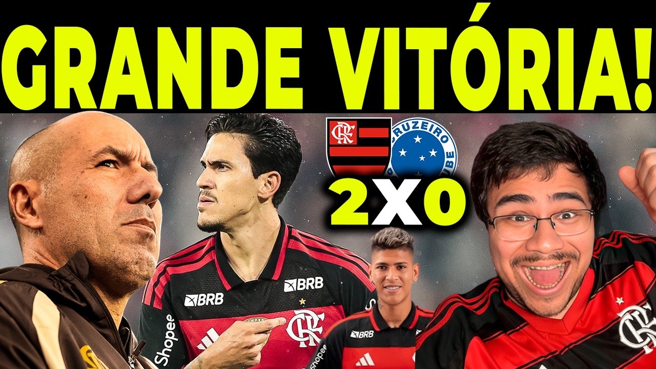 CHORA TITE E GERSON! PÓS-JOGO: FLAMENGO 2-0 CRUZEIRO!