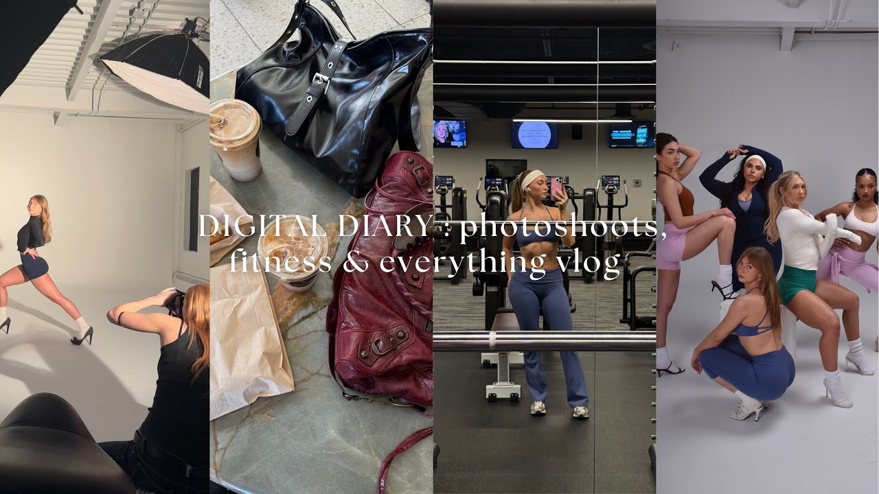 Digital Diary #6 : photoshoots, fitness & everything vlog !!!   #weeklyvlog #fitness #photoshoot