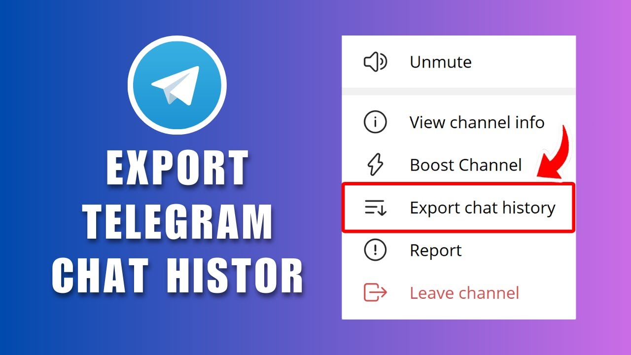 How to Export Telegram Chat History (2026) | Backup Telegram Data