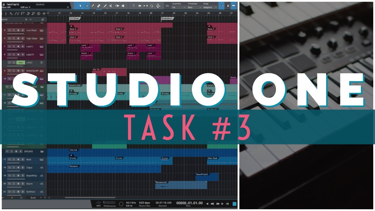 Studio One — Виртуальная инструментальная площадка (Задание №3)