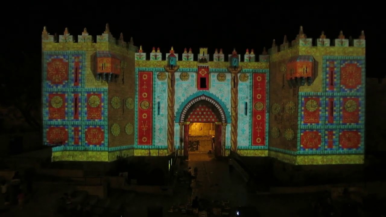 Damascus Gate Jerusalem - It's amazing! The 6th Festival of Light in Jerusalem's Old City