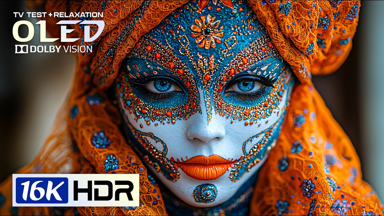 16K Video OLED Display Test | 8K HDR Dolby Vision 240FPS (8K/4K Video TV)