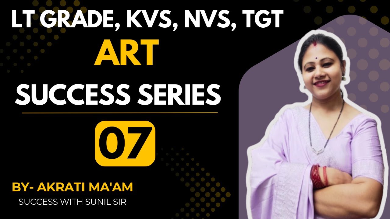 LT grade art success Series class 07 By Akrati ma&rsquo;am,Western art question, UP LT  grade tgt  art