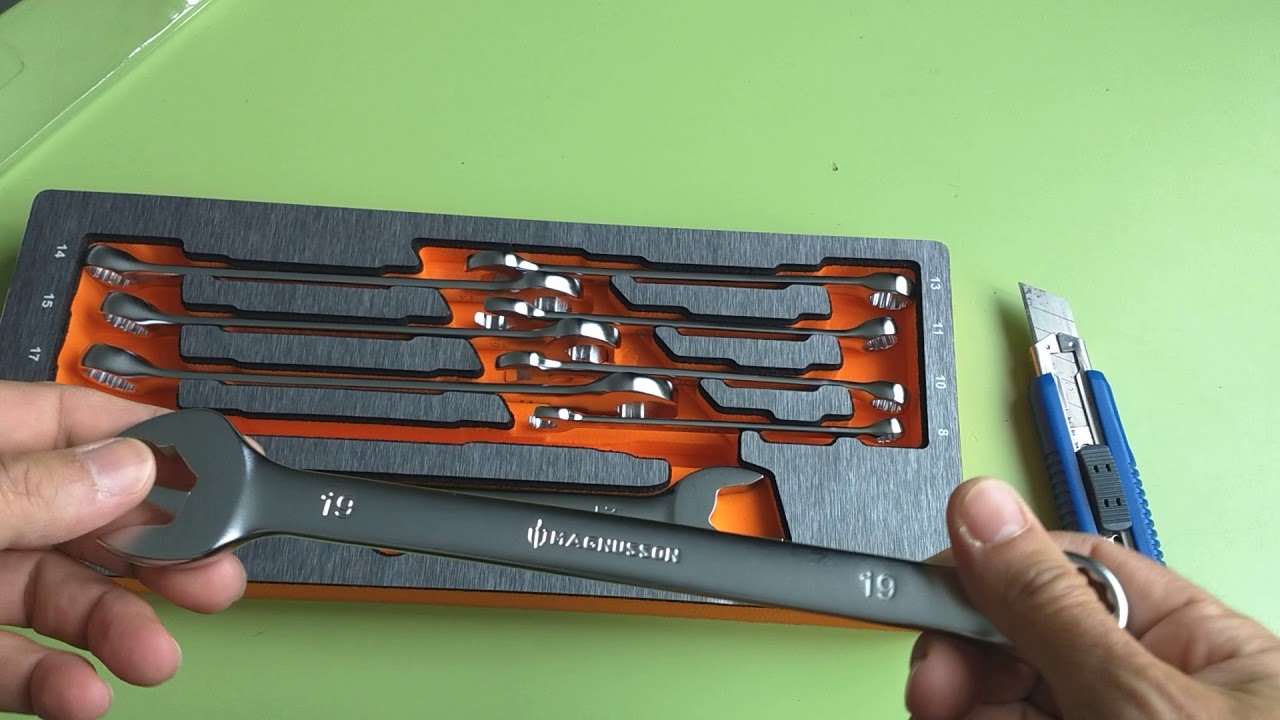 Présentation coffret Magnusson 9 Clés Mixtes Rapides  réf.261383